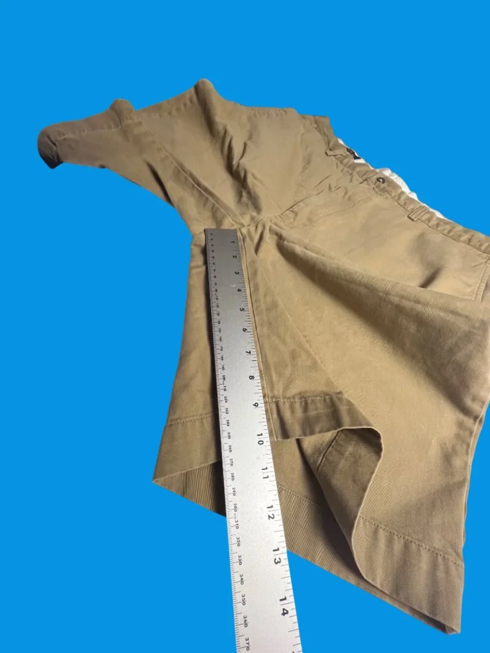 Polo Ralph Lauren Mens Classic Fit Khaki Chino Shorts 40T 100% Cotton Tall Long